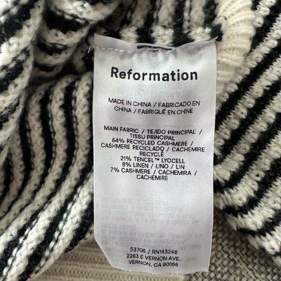 Reformation Chloe Cashmere Linen Sweater - Picture 4 of 4
